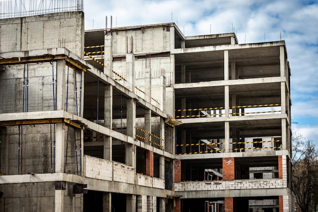 Foto sitio de construcción del edificio