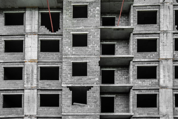 Sitio de construcción en el que construir edificios de gran altura