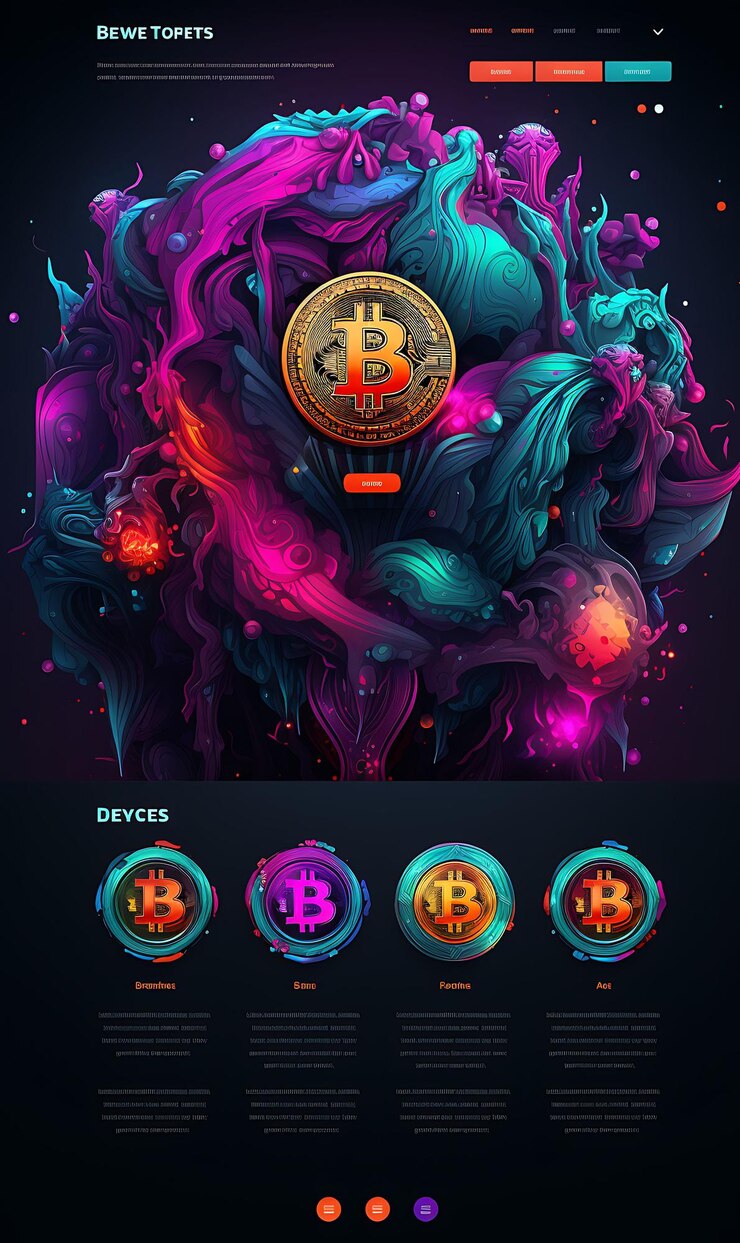 Foto sitio de juegos de bitcoin con previsualizaciones de juegos y tabla de clasificación web la ilustración idea de fondo creativa