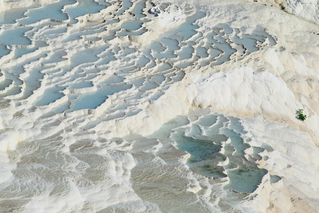 Sitio natural de Pamukkale en la provincia de Denizli en el suroeste de Turquía