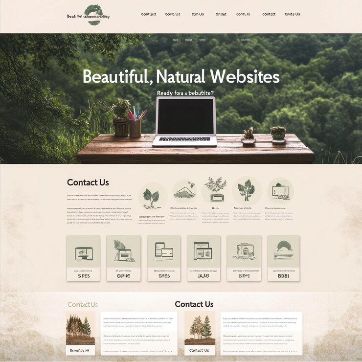 Foto un sitio web para la belleza natural natural natural natural y natural