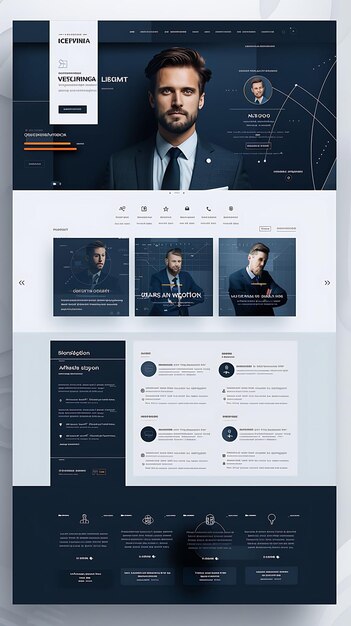Sitio web de conferencias virtuales con candidatos y conferencias Ima Ideas simples para el diseño de diseño web