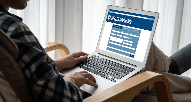Foto sitio web de seguros de salud sistema de registro modish
