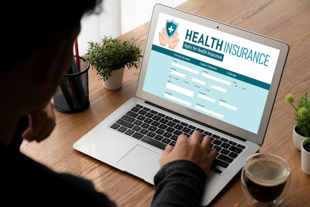 Sitio web de seguros de salud sistema de registro modish
