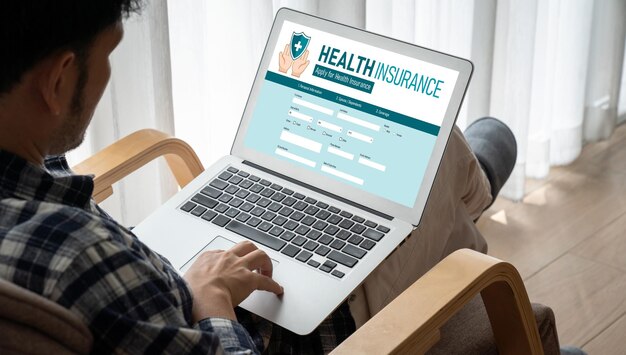 Sitio web de seguros de salud sistema de registro modish