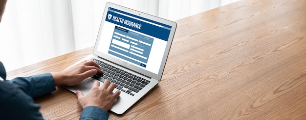 Sitio web de seguros de salud sistema de registro modish