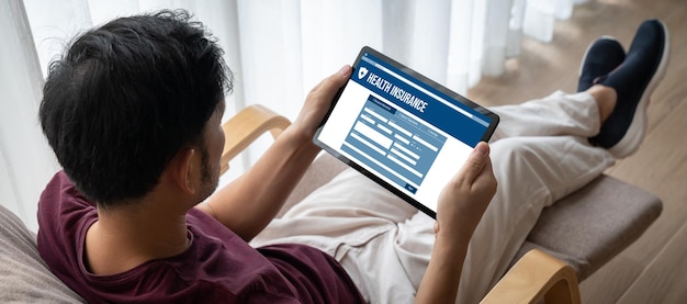 Sitio web de seguros de salud sistema de registro modish