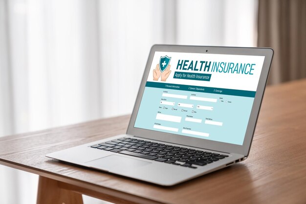 Sitio web de seguros de salud sistema de registro modish