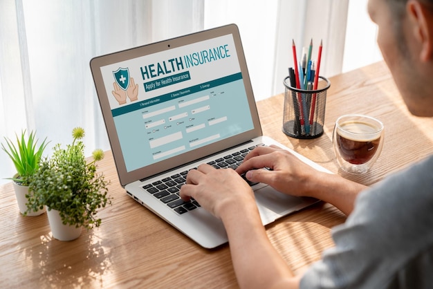 Sitio web de seguros de salud sistema de registro modish