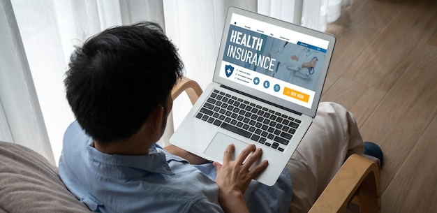 Sitio web de seguros de salud sistema de registro modish