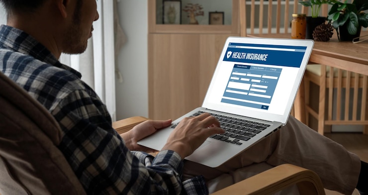 Foto sitio web de seguros de salud sistema de registro modish