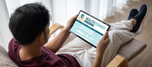 Sitio web de seguros de salud sistema de registro modish