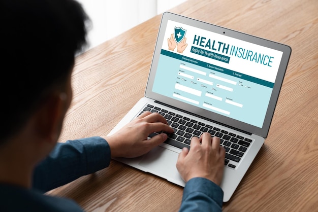 Sitio web de seguros de salud sistema de registro modish