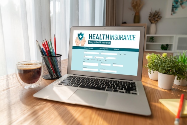 Sitio web de seguros de salud sistema de registro modish