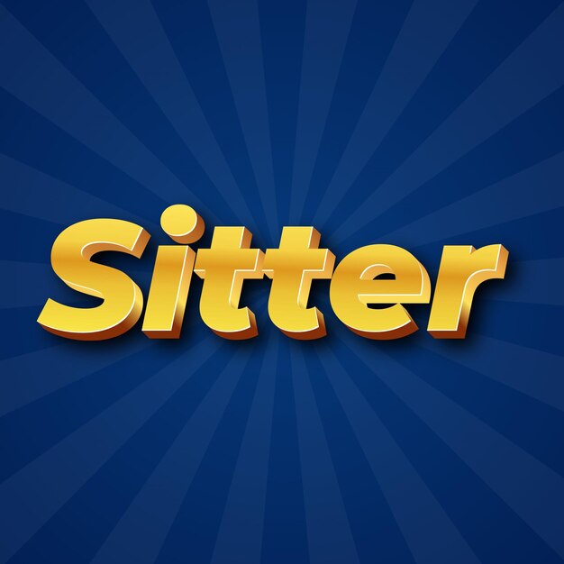 Sitter-Text-Effekt Gold JPG attraktives Hintergrundkartenfoto
