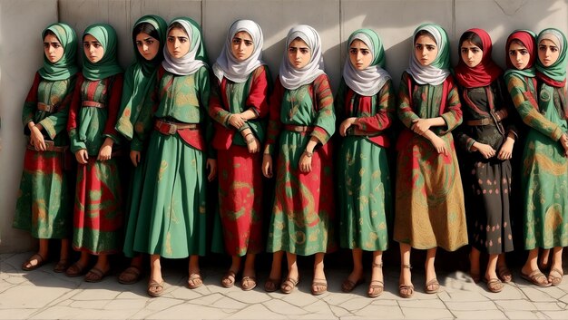 Foto situación social y económica de las mujeres y niñas palestinas