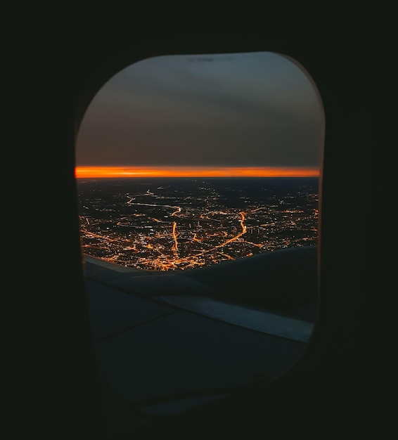 Sity vista desde el avión Moscú