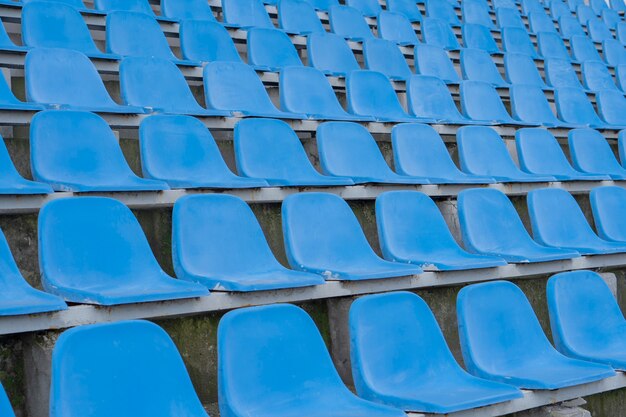 Sitzplätze im Stadion