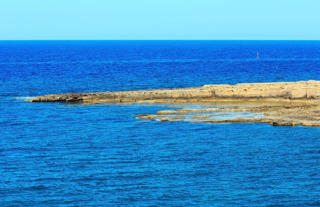 Sizilien Sommerseestrand Italien