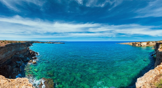 Sizilien Sommerseestrand Italien