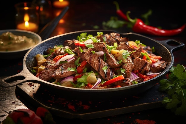 Sizzling Fajita Skillet (Fajita de cozinha quente)