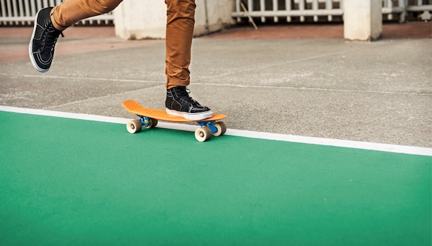 Skateboard-extremes Sport-Skater Park-Freizeitaktivitäts-Konzept