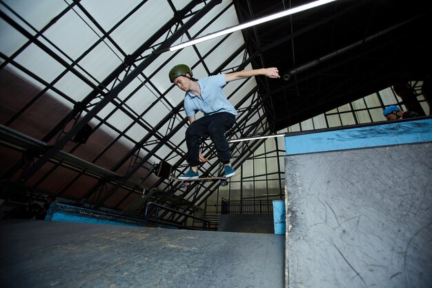 Skateboarding im Stadion