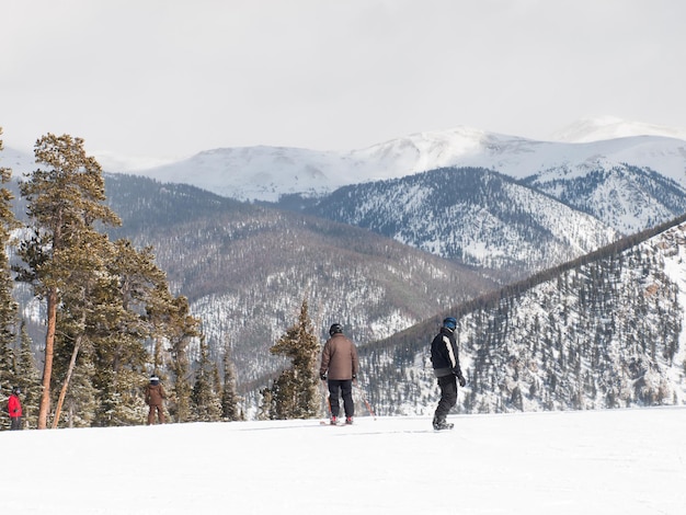 Skifahren in Keystone, Colorado.