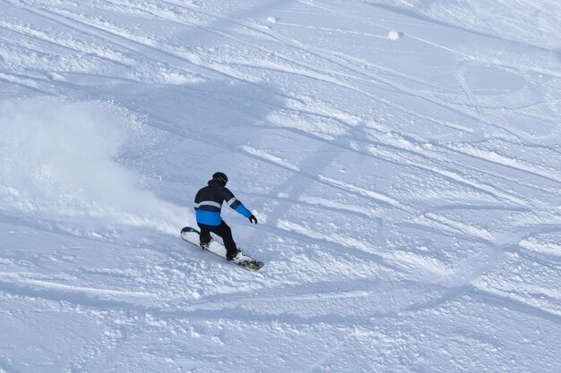 Skigebiet im Kaukasus Elbrus Extremskisport Skifahren im Winter