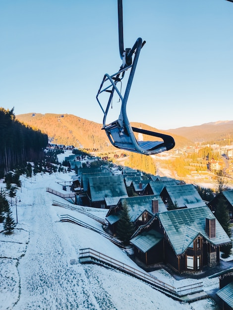 Skigebiet im Winterberg kopieren Raum