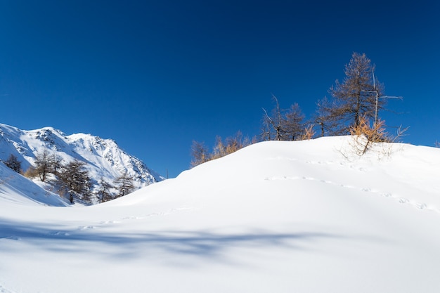 Skipiste im Alpenbogen