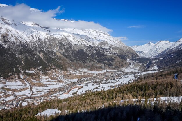 Skipisten von Val Cenis in den französischen Alpen