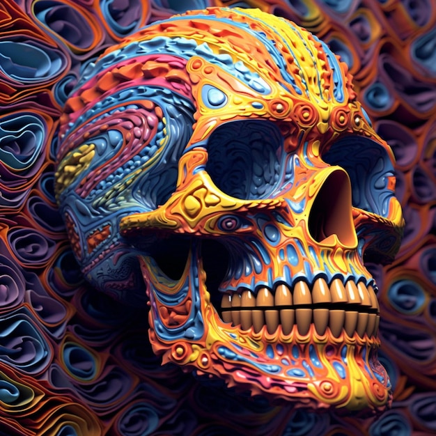 Skull abstrato