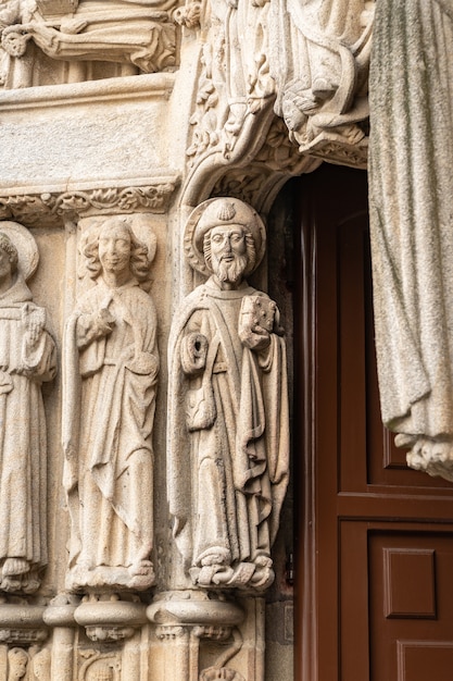 Skulptur des Apostels Jakobus.