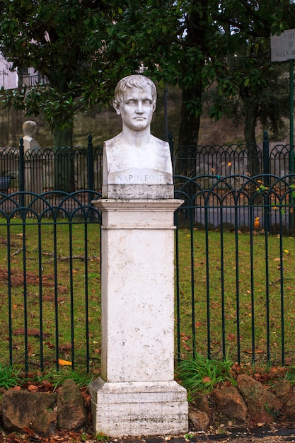 Skulptur von Napoleon in halber Länge