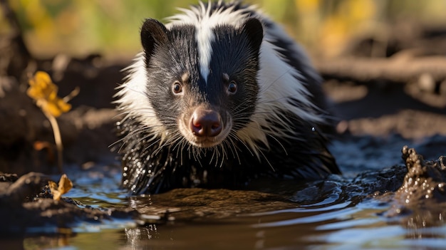 Skunk fotografía profesional y luz