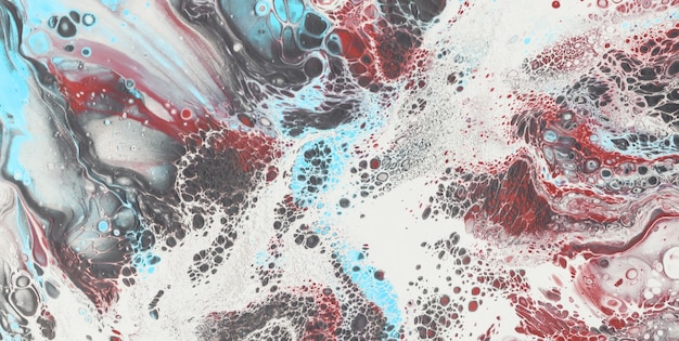 Skurrile Aquarelle, helles abstraktes Design mit weichen Pinselakzenten