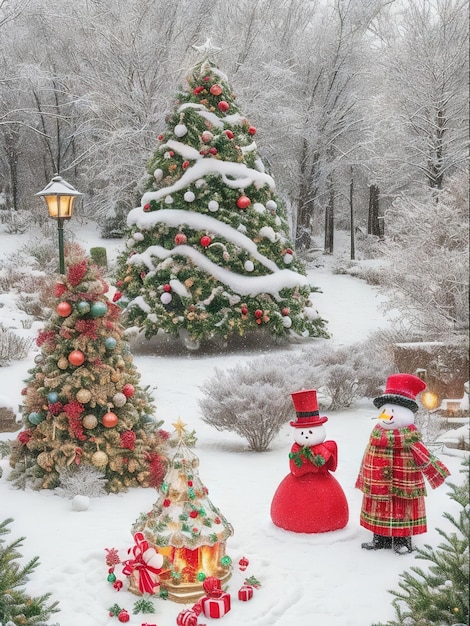 Skurrile Weihnachtswunderland-Schneemann-Geschenkboxen und festliche Köstlichkeiten