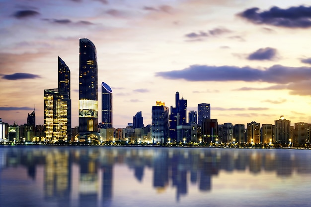 Skyline de Abu Dhabi