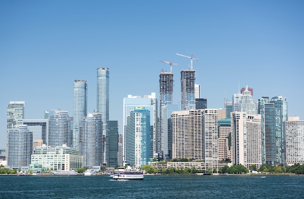 Skyline da cidade de toronto, ontário, canadá