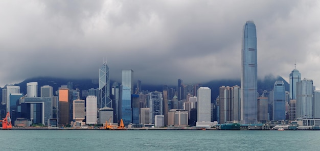 Foto skyline de hong kong