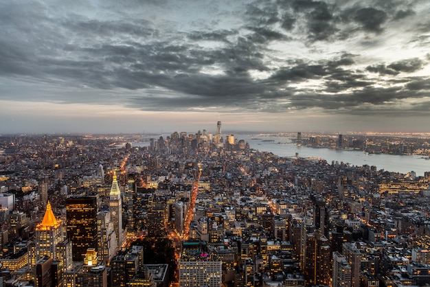 Foto skyline de manhattan