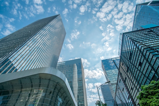 Skyline der modernen städtischen Architekturlandschaft