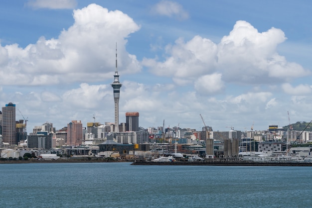 Skyline der Stadt Auckland, Neuseeland