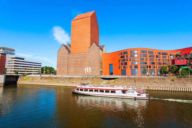 Skyline der Stadt Duisburg in Deutschland