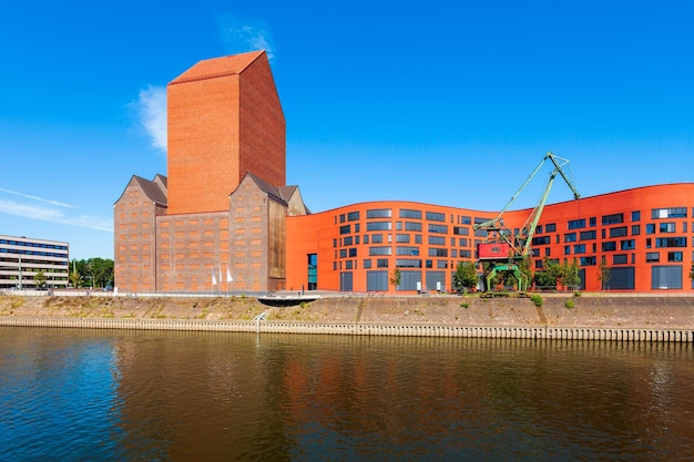 Skyline der Stadt Duisburg in Deutschland