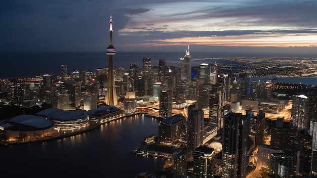 Skyline der Stadt Toronto, Ontario, Kanada