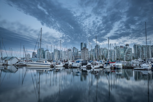 Skyline der Stadt Vancouver, British Columbia, Kanada