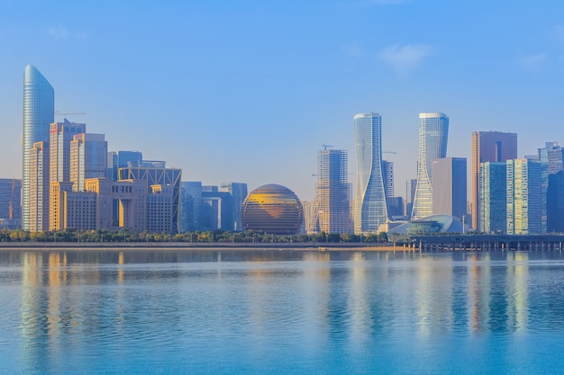 Skyline der städtischen Architekturlandschaft in Hangzhou