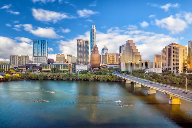 Skyline do centro de Austin Texas nos EUA